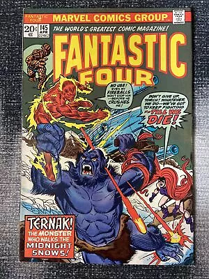 Buy The Fantastic Four #145 Marvel Comics 1974 1st App. Ternak / Medusa / The Chosen • 6.39£