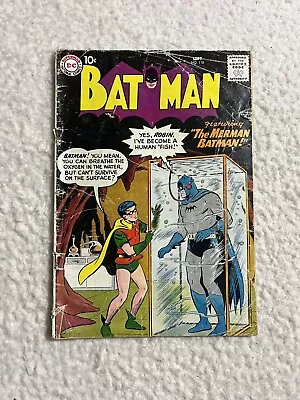 Buy Batman #118 DC Comics 1958 Silver Age Merman Appearance Low Grade • 63.24£