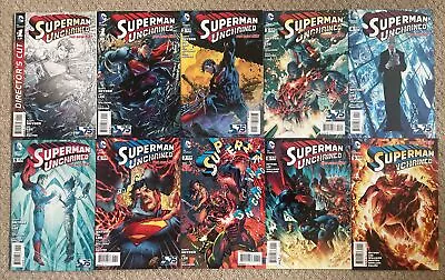 Buy Superman Unchained Issues 1-9 The New 52! DC Comics + Directors Cut Issue 1 • 25£
