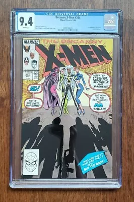 Buy CGC 9.4 Uncanny X-Men #244 - WP - 1st Jubilee App. - 1989 - Marvel • 60.05£