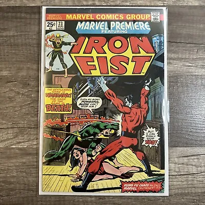 Buy Marvel Premiere 23 IRON FIST , 1975, MARVEL COMICS • 16.06£