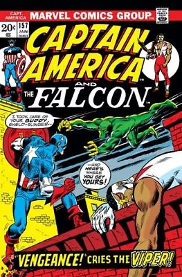 Buy Marvel Comics Captain America Vol 1 #157 1973 5.0 VG/FN 🔑 • 27.14£