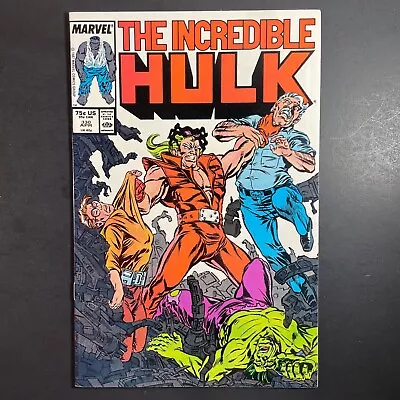 Buy Incredible Hulk 330 1st Todd McFarlane Marvel Cover 1987 Al Milgrom Comic Book • 15.95£