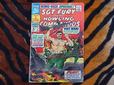 Buy Sgt Fury And His Howling Commandos KING SIZE Special #3 (1967) • 12.95£