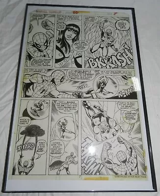 Buy Photostat Of Comic Book Page Artwork - 2 Sided - Marvel Team-Up #66 Page 7 • 18.84£