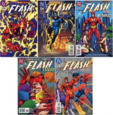 Buy Flash #111 #112 #113 #114 #115 (dc 1996) Near Mint First Prints White Pages • 16.99£