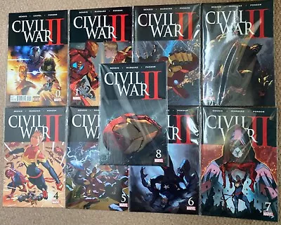 Buy CIVIL WAR 2 Full Mini Series #0-8 Bendis Marquez Marvel Comics • 7£