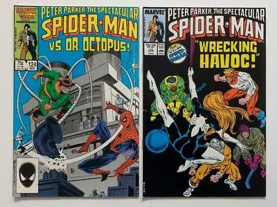 Buy Spectacular Spider-man #124 & #125 (Marvel 1987) 2 X FN+ Condition Issues • 9.71£