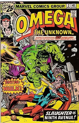 Buy Omega The Unknown #2, May 1976! Fine/vf Condition! Marvel Bronze Age Classic! • 5.53£