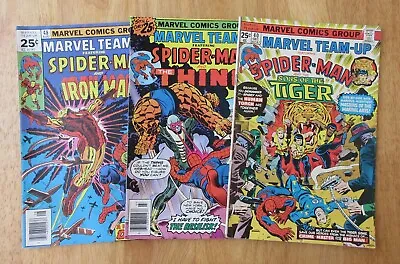 Buy Lot Of *3* MARVEL TEAM-UP (Amazing Spider-Man): #40 (FN), 47 (FN/VF), 48 (FN++) • 9.49£