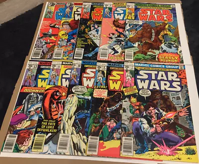Buy Star Wars # 7/8/10/11/12/13/14/15/16/17 (10 Issues) Chaykin / Cents Marvel 1978 • 23£