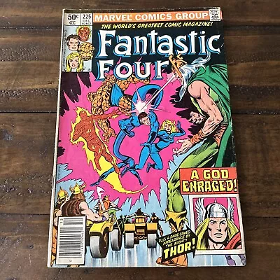 Buy Marvel Comic 1980 Fantastic Four Issue 225 The Blind God’s Tears Rare Thor Cameo • 5.53£