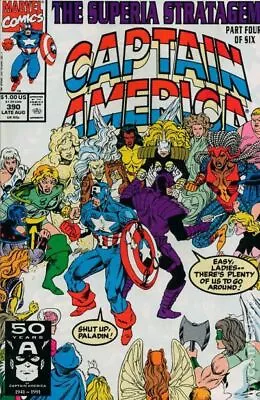 Buy Captain America #390 VF 1991 Stock Image • 3£