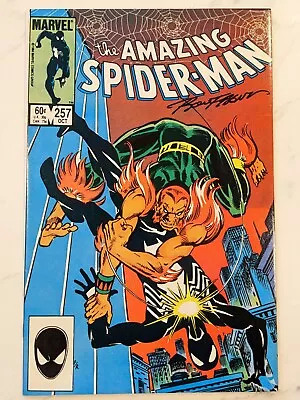 Buy Amazing Spider-Man #257 KEY 1st Ned Leeds Hobgoblin SIGNED By Ron Frenz COA 1984 • 28.77£