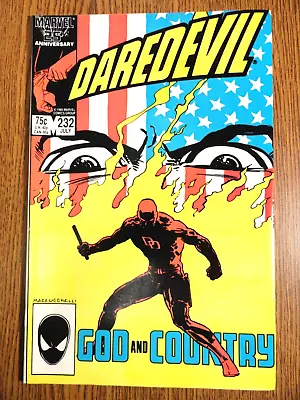 Buy Daredevil #232 Frank Miller Key VF 1st Nuke Mazzucchelli Cover Marvel Disney • 21.08£