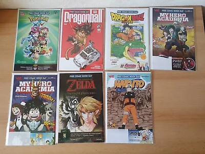 Buy FCBD Manga Naruto Zelda Dragonball My Hero Academia Bundle FREE POSTAGE • 15£