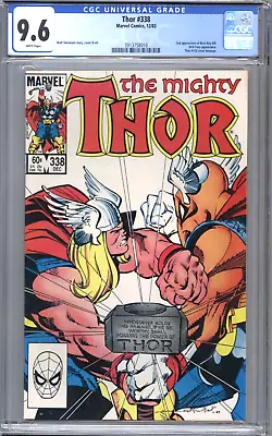 Buy The Mighty Thor #338 CGC 9.6 (1983) 2nd App Beta Ray Bill • 39.49£