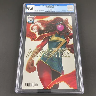 Buy Ms Marvel 31 CGC 9.6 Stephanie Hans Variant! First Appearance Of Skunk Girl! • 100.53£