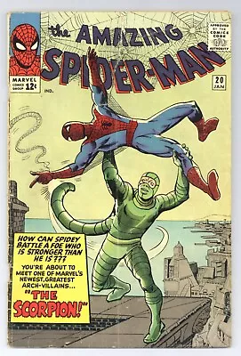 Buy Amazing Spider-Man 20 (RESTORED FRG) Ditko! 1st SCORPION 1965 Marvel Comics Y497 • 115.93£