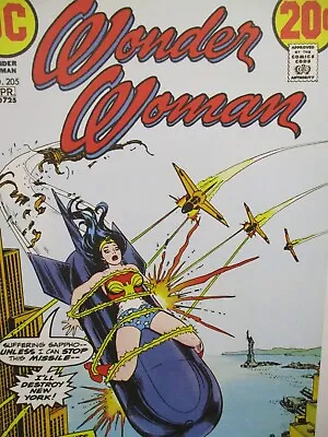 Buy Vintage Comic Book Cover POSTER Wonder Woman #205 1973 Nick Cardy • 9.44£