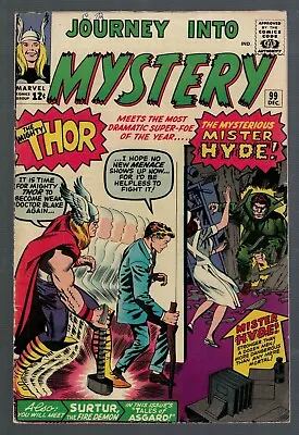 Buy Marvel Comics Journey Into Mystery Thor 99 1963 7.0 FN/VFN Avengers Mister Hyde • 379.99£