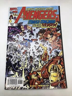 Buy Avengers #9 (Vol. 3) Condition White Pages George Perez Art Oct 1998 • 11.92£