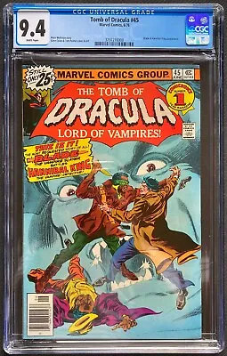 Buy Tomb Of Dracula #45 CGC 9.4 (1976). Blade V Hannibal King! 1st Full Deacon Frost • 190.03£