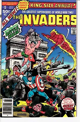 Buy The Invaders #1 King Size Marvel Comics • 39.99£