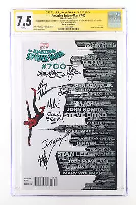 Buy Amazing Spider-Man #700 - Marvel Comics 2013 CGC 7.5 SIGNED X6 • 223.07£