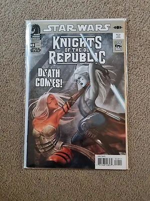 Buy Star Wars Dark Horse Comics #49 Knights Of The Old Republic Death Comes • 12.99£