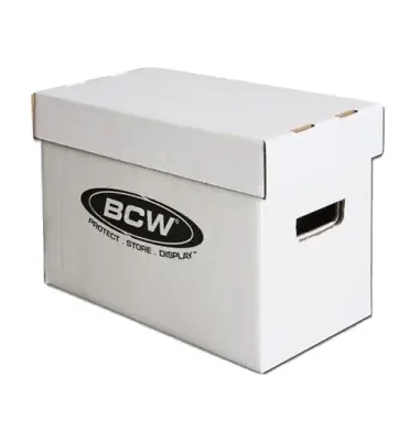 Buy New BCW Short Comic Book Storage Box With Handles, Holds 150-175 Comics • 18.20£