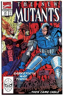 Buy New Mutants (1983) #91 VF+ 8.5 Rob Liefeld Cover And Art • 3.98£