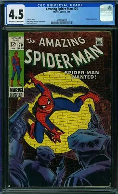 Buy Amazing Spider-man  # 70  Nice!  Cgc  4.5     4334694008 • 45.85£