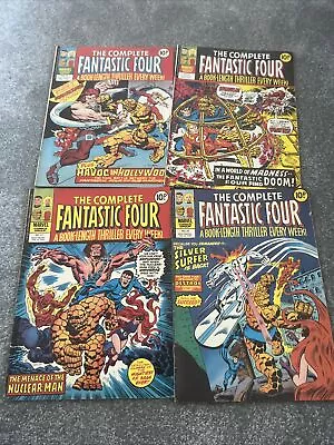 Buy Complete Fantastic Four. UK Marvel Comics #19, 20, 21, 22, 27, 29, 30. (1978) • 12£