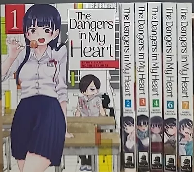 Buy The Dangers In My Heart Manga Lot Vol 1-4,6-7 New English 6 Books Seven Seas  • 59.94£