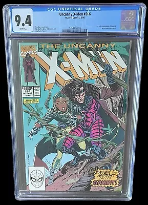 Buy Uncanny X-Men #266 CGC 9.4 1990 White Pages. 1st Appearance Of Gambit Mystique • 201.07£