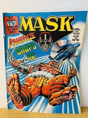 Buy MASK Comic - No 6 - Date 03/01/1987 - UK Paper Comic Cartoon Cult Classic #2 • 5.99£