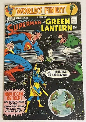 Buy Worlds Finest #201 Silver Age Green Lantern Superman • 15.98£