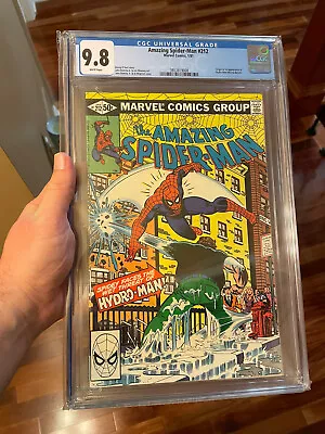 Buy Amazing Spider-Man #212 CGC 9.8 WHITE Pages 1st Hydro Man • 276.71£