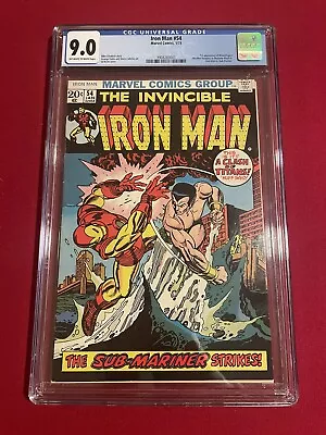 Buy Iron Man #54 CGC 9.0 1st Appearance Of Moon Dragon • 256.95£