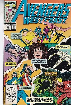Buy Marvel Comics Avengers West Coast #49 October 1989 Fast P&p Same Day Dispatch • 4.99£