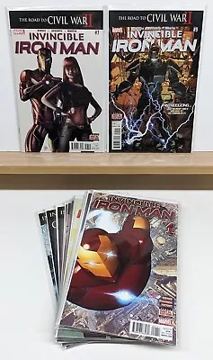 Buy INVINCIBLE IRON MAN Complete 2016 Series 1-14 1st Appearance RiRi Williams 7, 9 • 55.61£