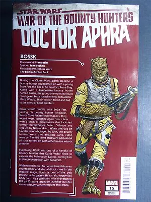 Buy STAR Wars: Doctor Aphra #15 Var - Dec 2021 - Marvel Comics #P3 • 3.29£