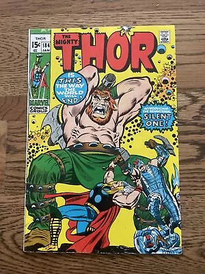 Buy The Mighty Thor #184 (Marvel 1971) Loki 1st Appearance  Of Silent One! • 9.58£