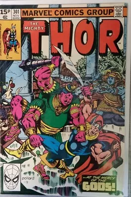 Buy The Mighty Thor Issue # 301.  Marvel Comics. Vol 1 Series. Bronze Age.  Vf • 5.99£