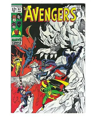 Buy Avengers #61 1969 VF Or Better  Black Panther! Dr. Strange! Vision!  Combine! • 47.32£