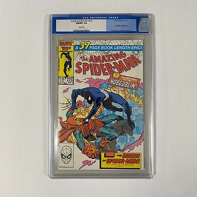 Buy Amazing Spider-Man #275 Vol 1. CGC 9.8 Slabbed Comic. 1986 Cent Copy • 140£