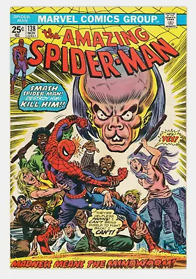 Buy Amazing Spider-Man #138 FN+ 6.5 Versus Mindworm • 19.95£