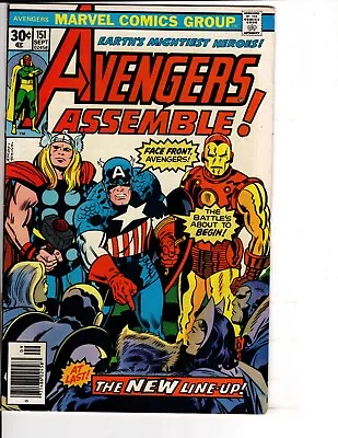 Buy THE AVENGERS #151 Bronze Age Comic 1976 VERY FINE KEY - Beast Joins! • 27.66£