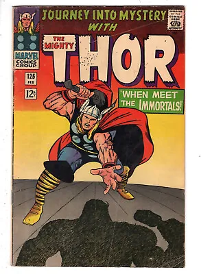 Buy Journey Into Mystery #125 (1966) - Grade 4.5 - When Meet The Immortals - Thor! • 64.30£